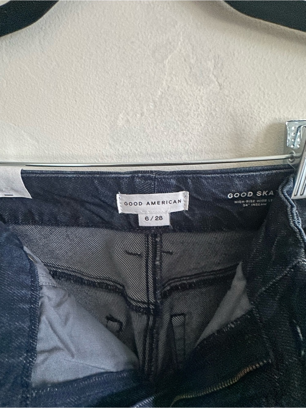 Good American Men's Indigo Straight Jeans - Picture 3 of 5